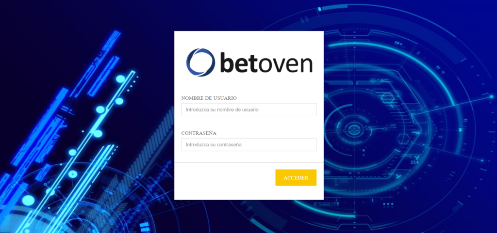 Menu de usuario de Betoven