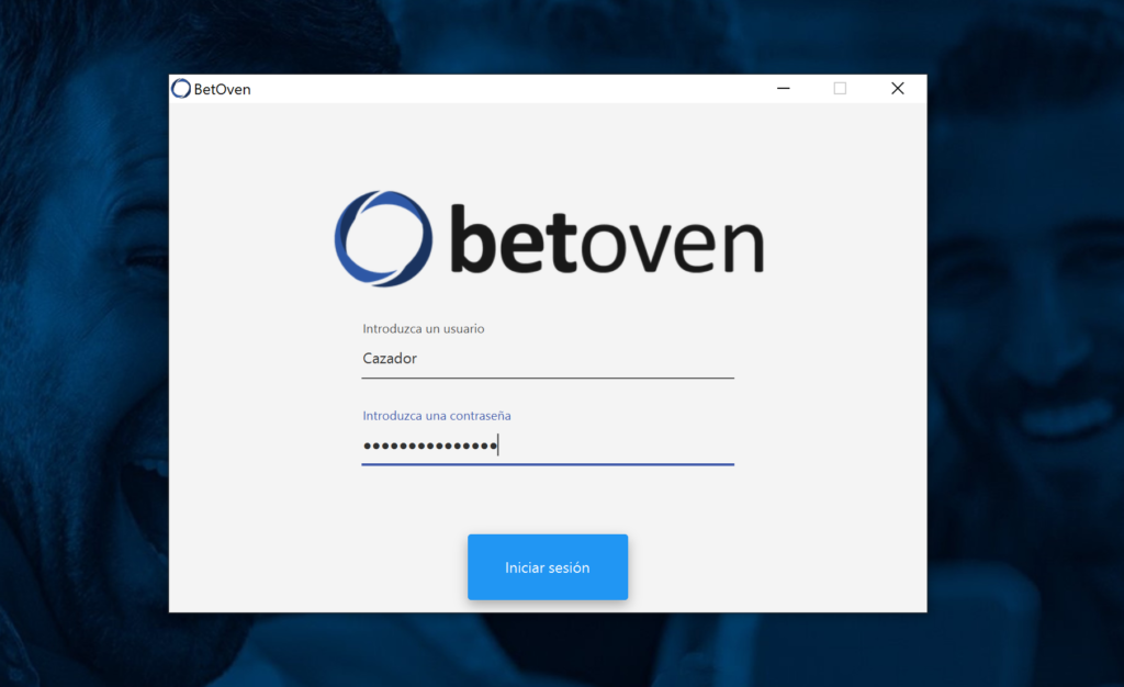 Login del perfil de BetOven
