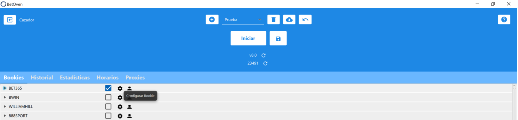 Configuración de la bookie de referencia