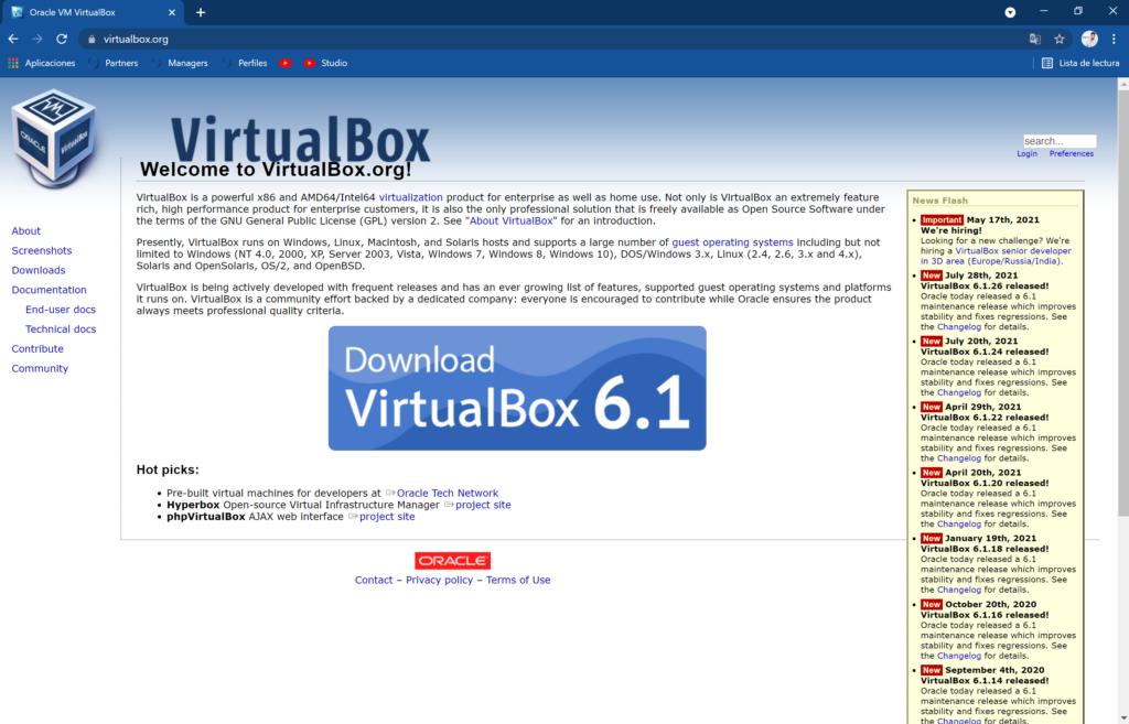 virtualbox 6.1