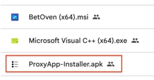 proxyapp-installer