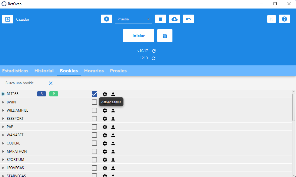 Configura BetOven 10 Nessun accesso a Bet365! 16 image 15