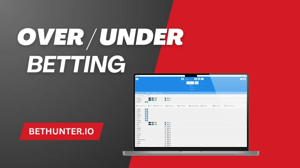 How does the over and under work in betting? 1 over-under-bets