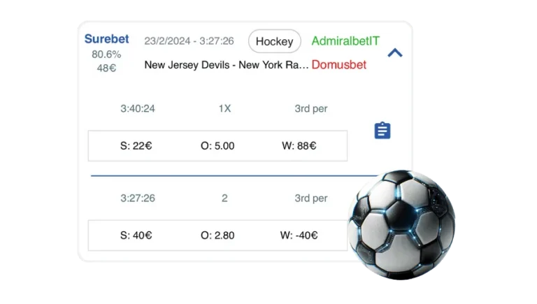 schermata di una valuebet effettuata da un tipster automatico