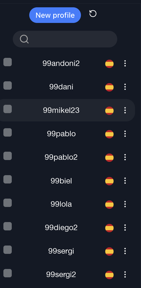 BetOven Robot sidebar with ten profiles; each profile groups its own bookmakers